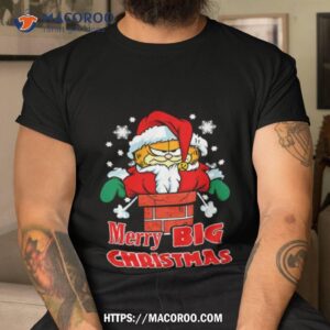 Garfield Cat As Santa Christmas Shirt