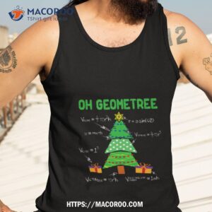 geometry math teacher christmas shirt tank top 3