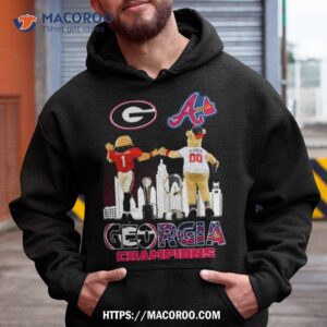 Georgia Champions Georgia Bulldogs And Atlanta Braves Mascot Sky 2023 Shirt