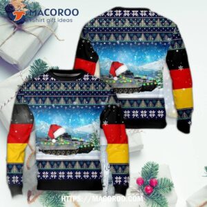 German Armed Forces Ifv Marder A5 Christmas Ugly Sweater