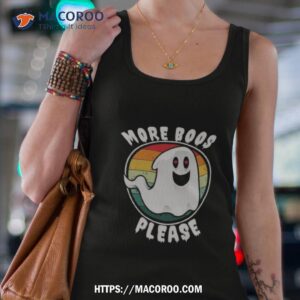 ghost more boos please halloween 2023 shirt tank top 4