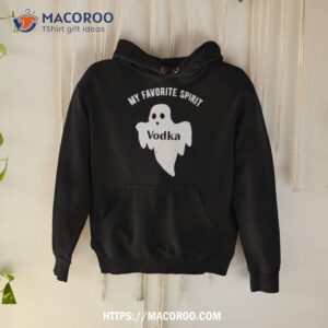 Ghost My Favorite Spirit Vodka Halloween Shirt