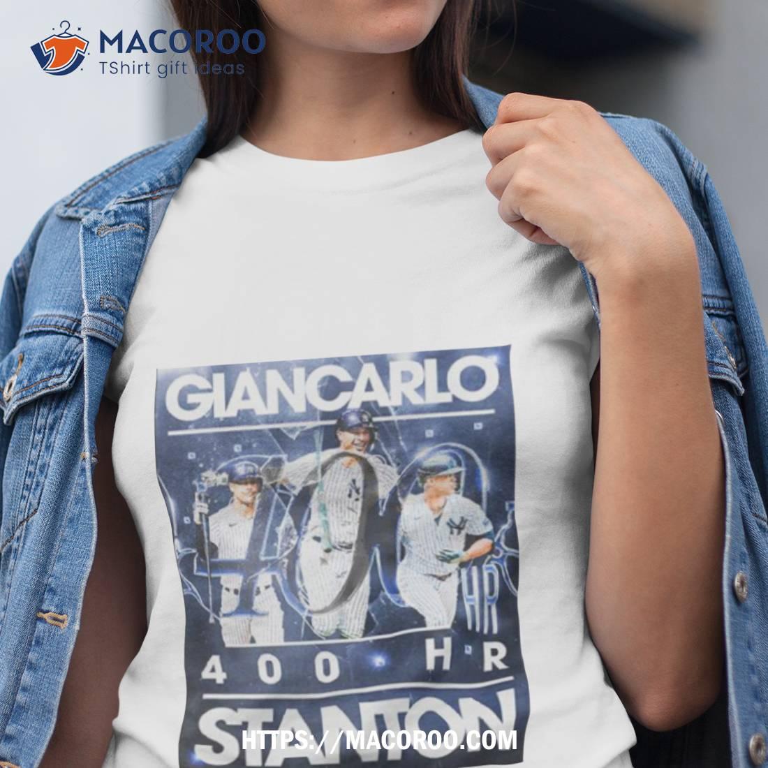Giancarlo Stanton Blast No 400 Gives The New York Yankees The Lead Mlb News  Shirt