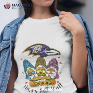 gnomes happy fall y all baltimore ravens shirt tshirt