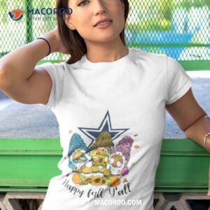 gnomes happy fall y all dallas cowboys shirt tshirt 1