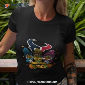 gnomes happy fall y all houston texans shirt tshirt 3