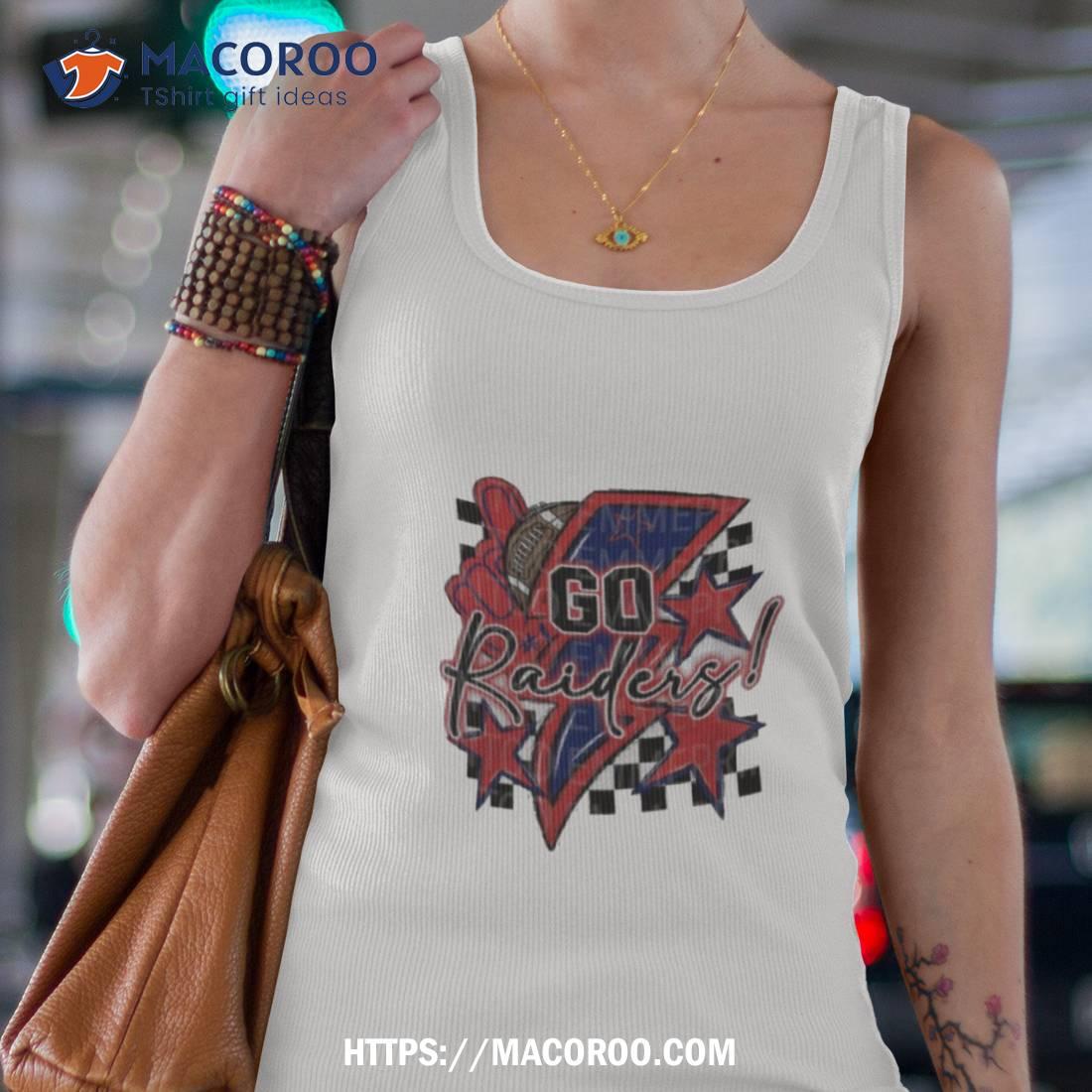 Go Raiders Football Sublimation Design Shirt