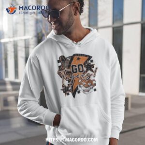 Go Tigers Football Sublimation Design Orange Shirt