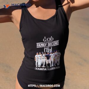 god first family second then tampa bay rays players 2023 season shirt tank top 2