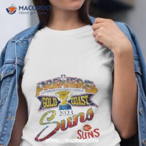 Gold Coast Suns 2023 Vfl Premiership T Shirt