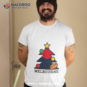 Graphic Melbourne Christmas Cas Shirt