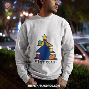 graphic west coast christmas shirt sweatshirt