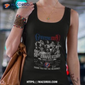 Grateful Dead 58th Anniversary 1965 2023 Thank You For The Memories Signatures Shirt
