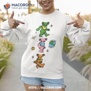 grateful dead space bears t shirt sweatshirt