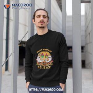 great pumpkin believer i got a rock since 1966 shirt sweatshirt 1