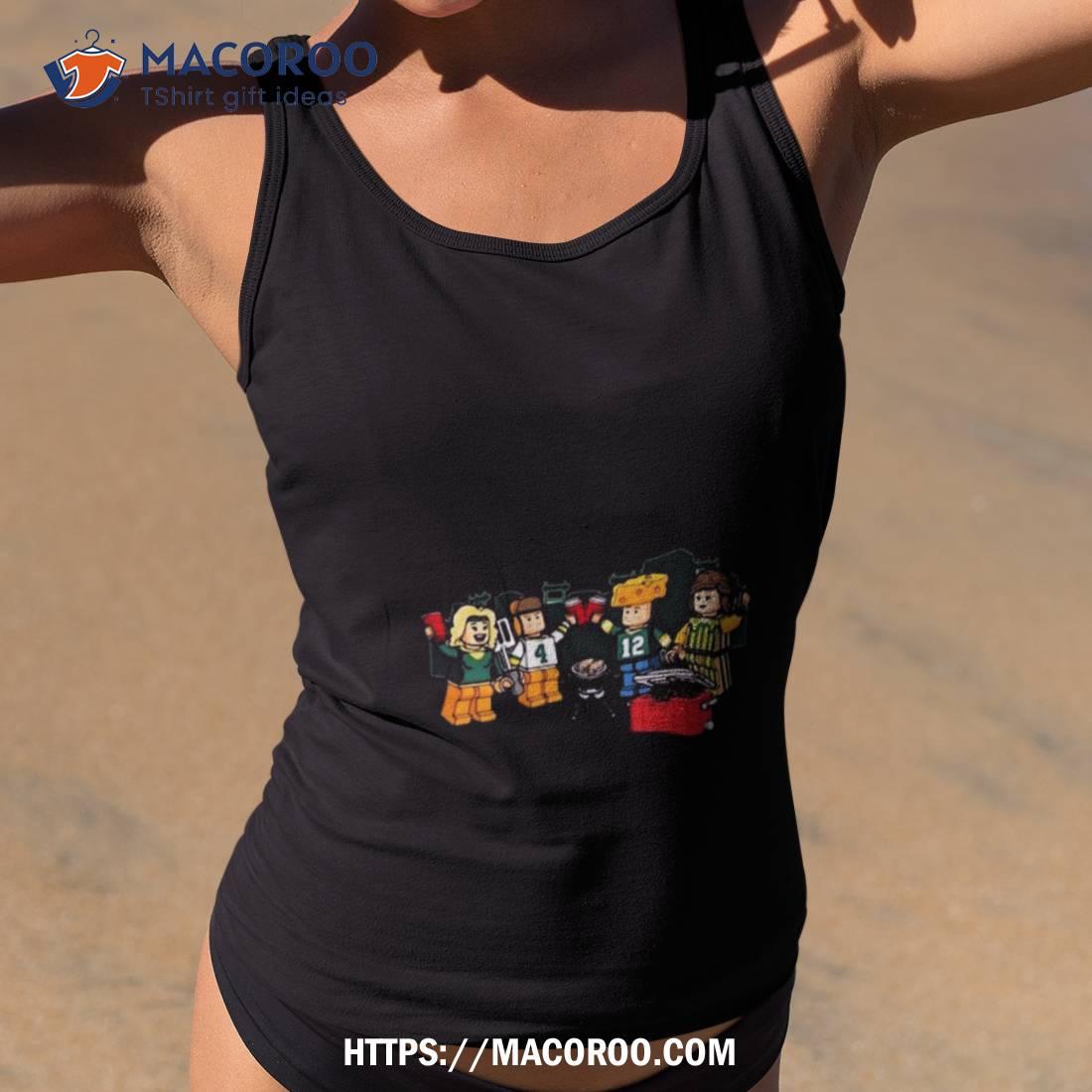 Green Bay Packers Lego Bbq Art Design Shirt Green Bay Packers Lego Bbq Art Design Shirt