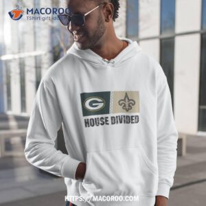 Green Bay Packers Vs New Orleans Saints House Divided Shirt