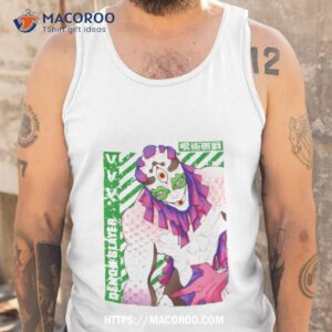 green graphic upper rank 5 gyokko shirt tank top