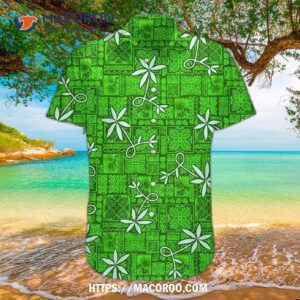 Green Tropical Pattern Aloha Hawaiian Shirt