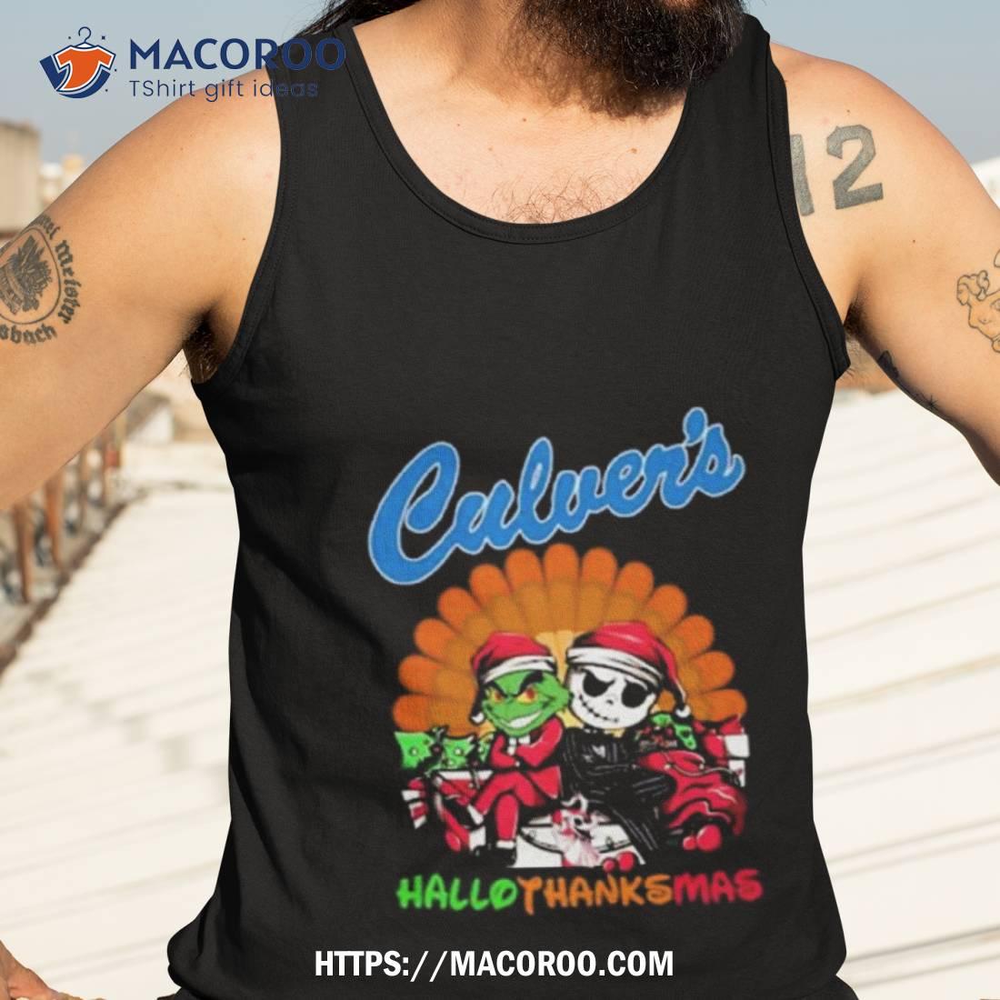 Grinch And Jack Skellington Culver’s Hallothanksmas 2023 Shirt Grinch And Jack Skellington Culver’s Hallothanksmas 2023 Shirt