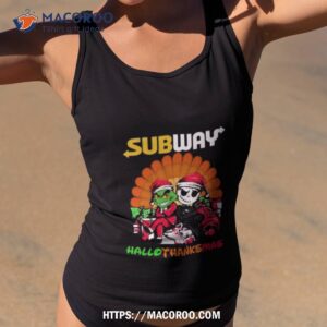 Grinch And Jack Skellington Outback Steakhouse Hallothanksmas 2023 T Shirt