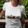 Grinch Christmas Snow Nike Logo Gift Wrap Shirt