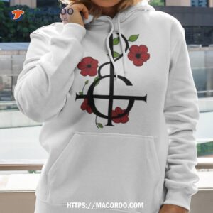 grucifix with flowers shirt hoodie