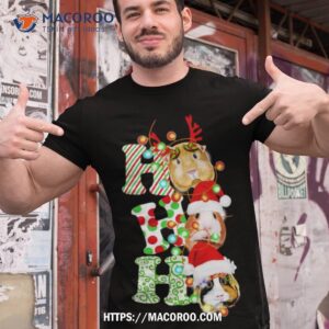 Guinea Pig Ho Ho Ho Christmas Shirt