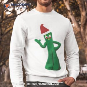gumbyy s santa hat christmas shirt sweatshirt