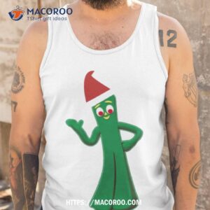 gumbyy s santa hat christmas shirt tank top