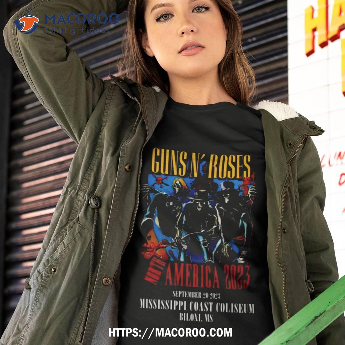 Guns N’ Roses September 20 2023 Mississippi Coast Coliseum Biloxi Ms Shirt Guns N’ Roses September 20 2023 Mississippi Coast Coliseum Biloxi Ms Shirt