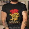Guy Fieri Knuckle Sandwich Cigars Skull T Shirt