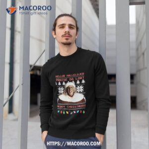 Hallelujer Praise Da Lort Merry Christmas Vintage Shirt 2 hallelujer praise da lort merry christmas vintage shirt sweatshirt 1