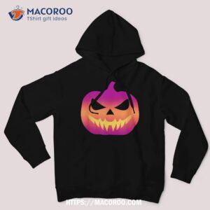 halloween pumpkin pink jack o lantern spooky costume kids shirt hoodie