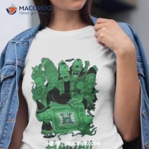 Halloween The Simpsons Family Hawaii Warriors Shirt