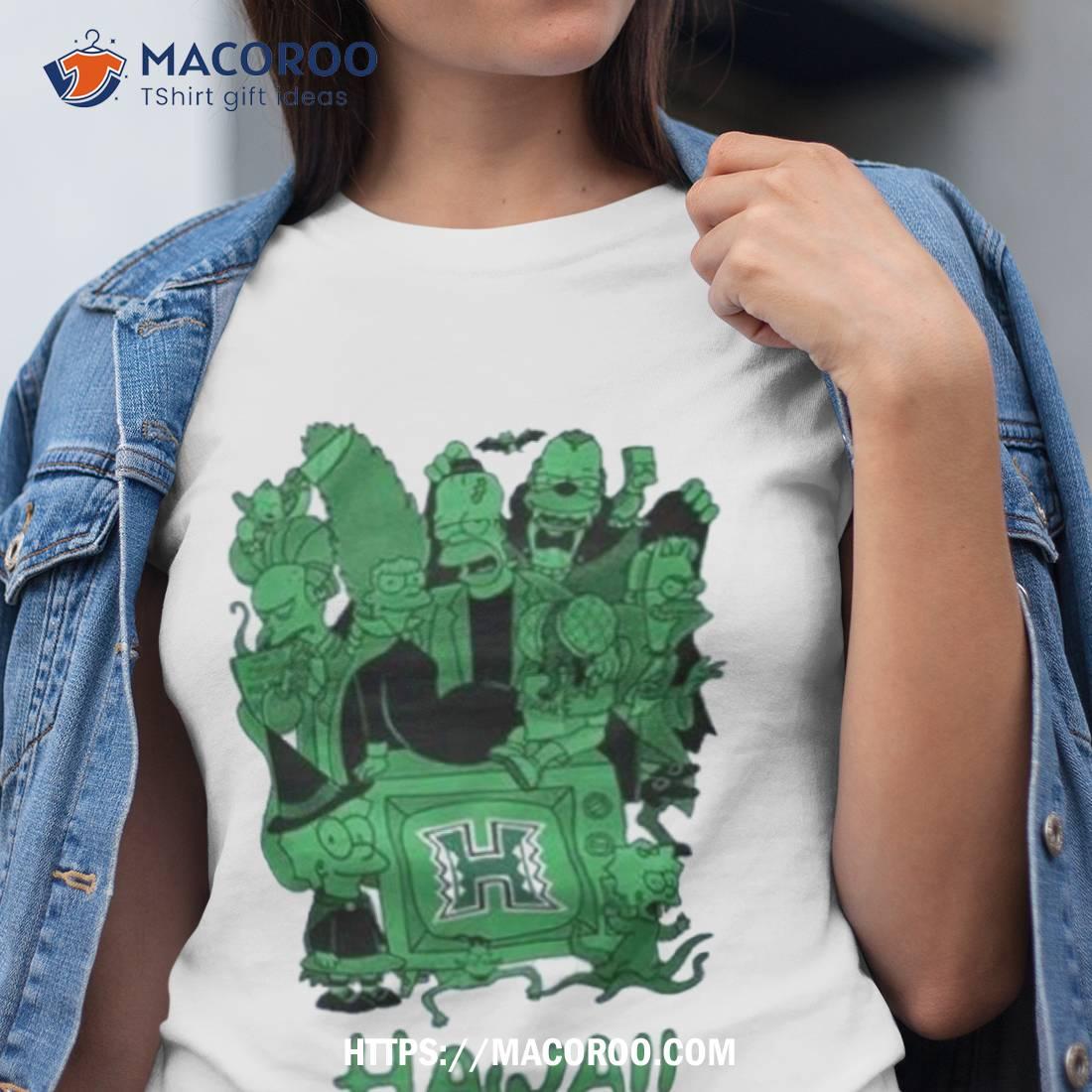 Halloween The Simpsons Family Hawaii Warriors Shirt Halloween The Simpsons Family Hawaii Warriors Shirt