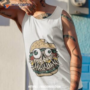 Hamburger Monster Halloween Shirt 3 hamburger monster halloween shirt tank top 1