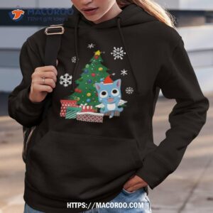 happy fairy tail around the christmas tree shirt hoodie 3