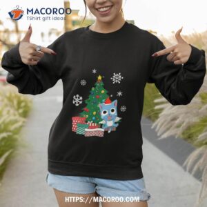 happy fairy tail around the christmas tree shirt sweatshirt 1