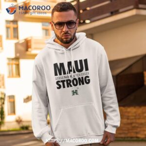 Hawaii Rainbow Warriors Blue 84 Maui Strong Shirt