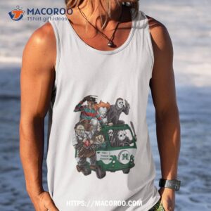 hawaii rainbow warriors horror movies characters bus halloween 2023 shirt tank top