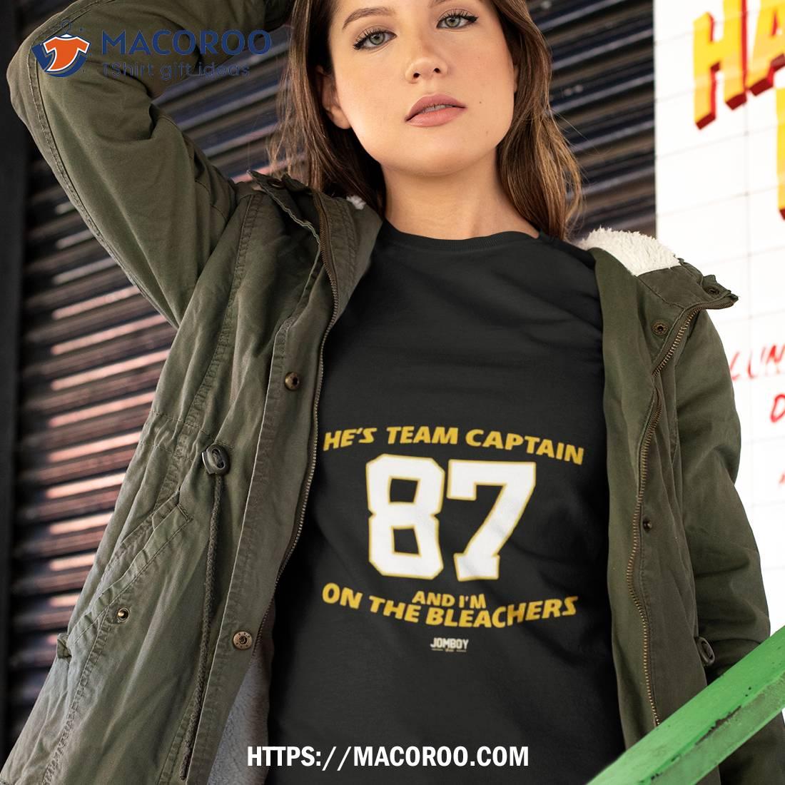 Official he's Team Captain And I'm On The Bleachers Shirt, hoodie, sweater,  long sleeve and tank top