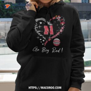 Heart Diamonds Nebraska Huskers Go Big Red T Shirt