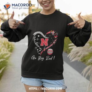Heart Diamonds Nebraska Huskers Go Big Red T Shirt 2 heart diamonds nebraska huskers go big red t shirt sweatshirt