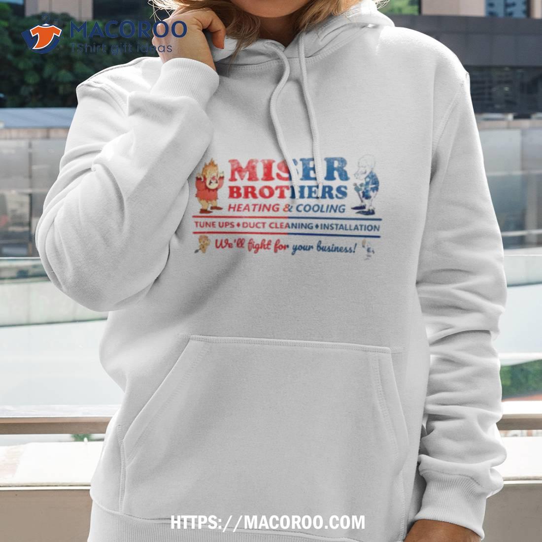 Heating And Cooling Vintage Miser Brothers Shirt Heating And Cooling Vintage Miser Brothers Shirt