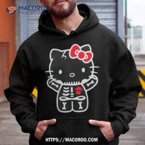 hello kitty skeleton for halloween 2023 t shirt hoodie