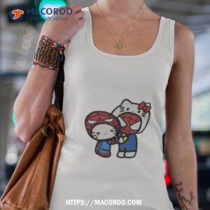 hello kitty spiderman shirt tank top 4