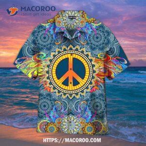 Hippie Mandala Color Pattern Aloha Hawaiian Shirt