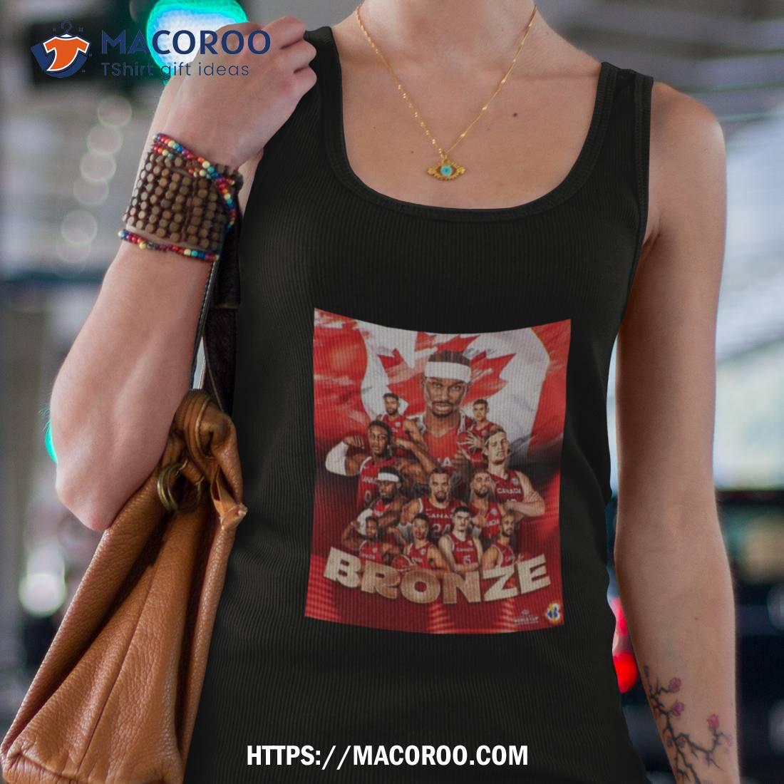 History Written Cananda Win Their First Ever Fiba Basketball World Cup Medal 2023 Shirt History Written Cananda Win Their First Ever Fiba Basketball World Cup Medal 2023 Shirt