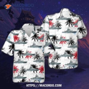 Hmnzs Taupo Royal New Zealand Navy Hawaiian Shirt